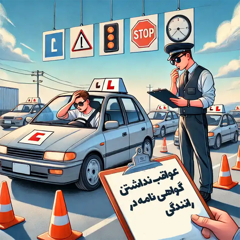 نداشتن گواهی نامه در رانندگی